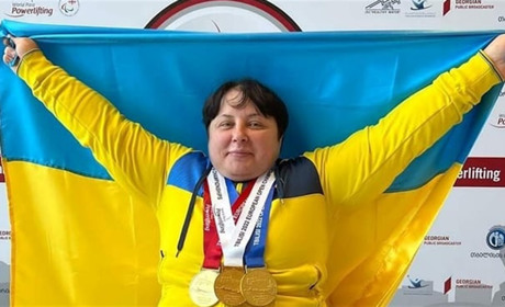 Спортсменка-паралімпієць з Попасної виборола золоту нагороду чемпіонату Європи