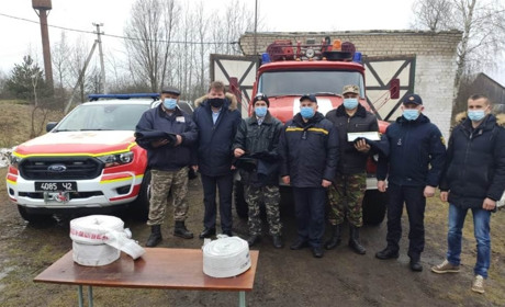Відзначили рятувальників місцевої пожежної охорони села Більська Воля