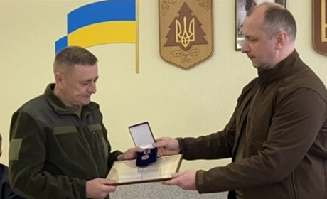 Екс-директор філії «Славутське лісове господарство» отримав державну відзнаку «За оборону України»