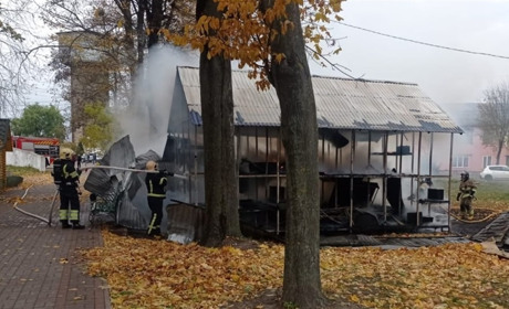 Вогонь у міському парку: що відомо про пожежу в Сарнах
