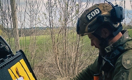 На Сумщині знищили боєприпас ворога, що при падінні не вибухнув