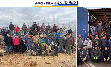 Радове допомагає фронтовому сходу України теплом