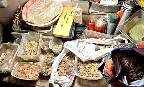 Під час обшуків у жителя Сарненського району знайшли майже 20 кілограмів бурштину