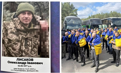 З полону повернувся захисник з села Жуківці Жмеринської громади Олександр Лисаков