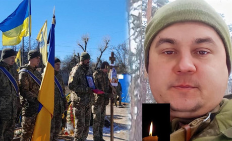 18 березня воїна Романа Васька з Єрківців рідні та односельці провели в останню путь у Києві