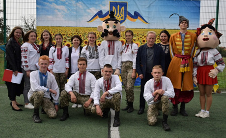В День українського козацтва в Біляївському ліцеї №3 відбулася традиційна "Посвята в козачата"
