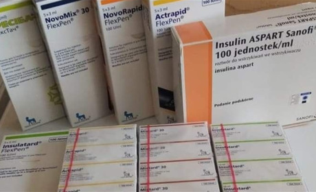 У Торецьку громаду надійшли препарати інсуліну та ліки необхідні при захворюваннях щитовидки