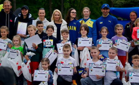 Переяславці стартували в показових забігах до Всесвітнього дня дитячої легкої атлетики