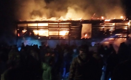 На Володимиреччині в селі Половлі внаслідок пожежі згоріло 9 тонн сіна