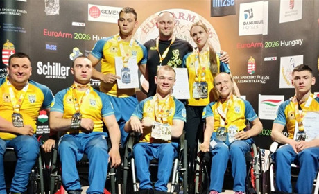 Ілля Косянчук і Світлана Дроздюк зі Звягеля – чемпіони Європи з пара-армрестлінгу