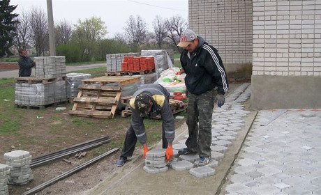 Ялівці, декоративна зелень, бруківка: як облагороджують Дмирівку