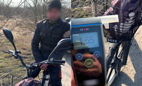 17 тисяч за керування напідпитку: у Сарнах оштрафували електровелосипедиста