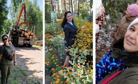 Оксана Бурмаченко: “Жодного дня не пошкодувала, що обрала професію лісничої”