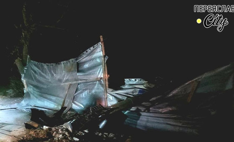 У Переяславі водій авто в'їхав у стовп: хроніка поліції