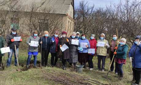 Гродівчани долучились до озеленення планети