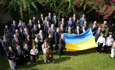 В ОАЕ відбувся захід за участю дипломатів до другої річниці повномасштабного вторгнення рф в Україну