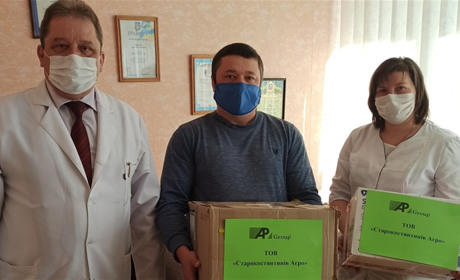 Допомога: маски, халати, рукавички отримали медичні працівники від ТОВ «Старокостянтинів Агро»