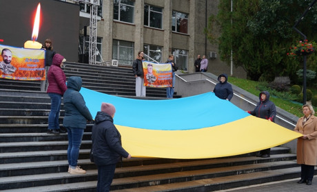 У Городку вшанували пам'ять загиблих захисників Павла Даця та Олександра Сельського