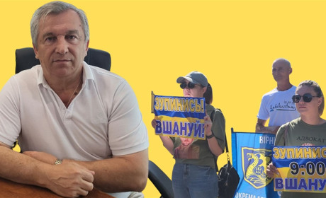 Розмова про хвилину мовчання з мером Південноукраїнська Валерієм Онуфрієнком