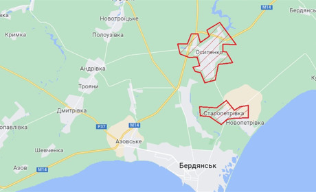 Окупанти перетворюють села навколо Бердянська на свої військові містечка