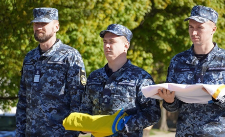 У Фастові урочисто підняли Прапор Військово-морських сил України