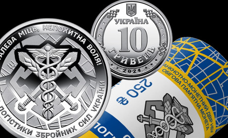 Пам’ятна монета «Сили логістики Збройних Сил України» вже в обігу