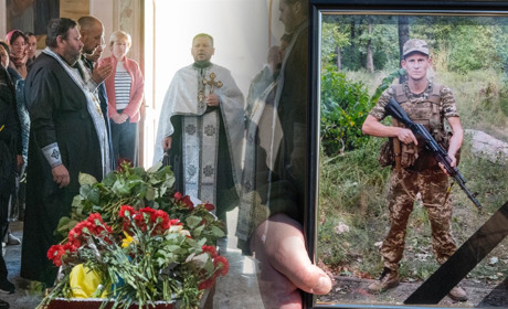 Воював з 2014 року: на Переяславщині попрощалися з загиблим на Донеччині Андрієм Блажченком
