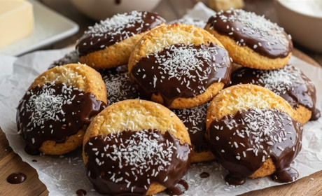 Готуємо сьогодні: ніжне домашнє сирне печиво з яблуком та шоколадним декором