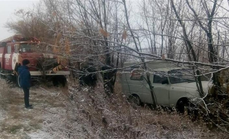 Поблизу села Лугове автомобіль з дітьми зійшов із дороги в кювет