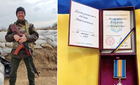 Барського загиблого воїна та Героя Євгена Півторикопного нагородили орденом «За мужність» ІІІ ст.
