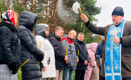 На Стрітення атомники помолились у каплиці