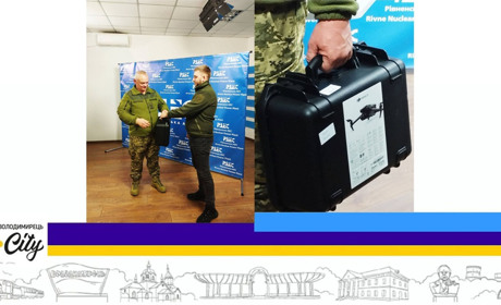 "Мавік" з тепловізором від атомників РАЕС передали 14-му ОСБ