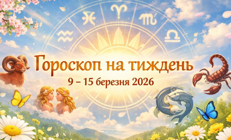 Гороскоп на тиждень з 9 по 15 березня 2026 року для всіх знаків зодіаку