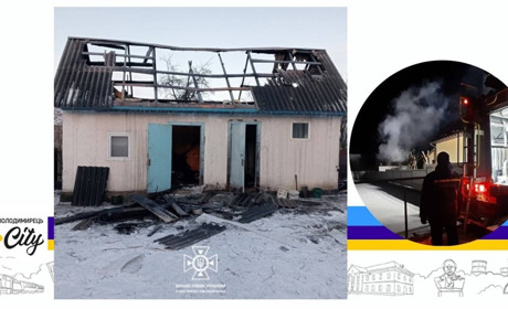 У Старій Рафалівці сталася пожежа: горіла господарська будівля