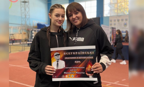 Переяславці штовхали ядро на Всеукраїнських змаганнях і посіли призові місця