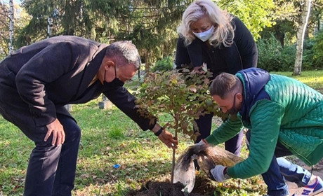 У Болгарії посадили кущ калини до 150-річчя Лесі Українки