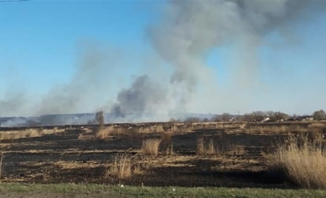 У 8 селах Троїцького району не має газу, через паліїв сухої трави