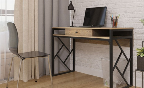 Рабочий кабинет в стиле лофт