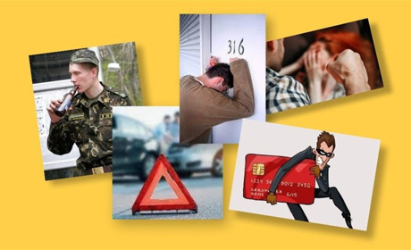 Хроніка злочинів в Южноукраїнську: військовий напідпитку, ДТП, шахрайство, сімейне насильство