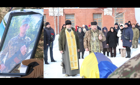 У Ніжині відбулася церемонія прощання з полеглим захисником. Провели в останню путь Динька Руслана