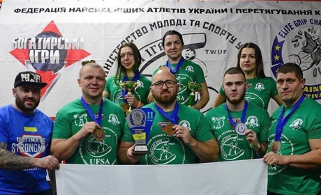 На Чемпіонаті з богатирського багатоборства в Дніпрі Валерій Газаєв виборов 2 нагороди
