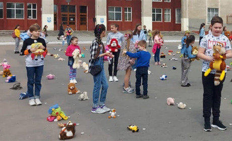 Акцію, присвячену пам’яті діток, життя яких забрала війна, провели 1 травня у Червонограді