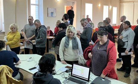 92 донори за один день: звягеляни здали кров і зібрали гроші на дрони