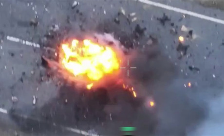 «Техніка розлетілася на шматки»: на Херсонщині прикордонники знищили ворожі роботи-мінери (відео)