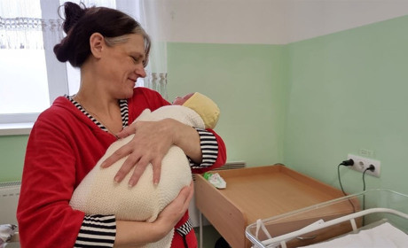 Першим у Жмеринці в новорічну ніч народився хлопчик Віктор