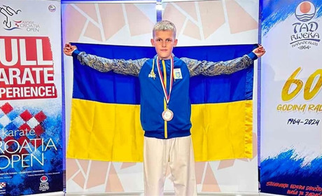 Юний каратист із Глухова виборов «бронзу» на міжнародному турнірі в Хорватії