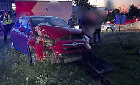 Нетвереза водійка вчинила ДТП в Мамаївцях та отримала два протоколи від патрульних