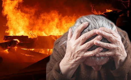 Коли повернулась із могили чоловіка, побачила свою згорілу хату