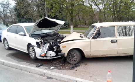 ДТП в Новій Каховці біля мерії