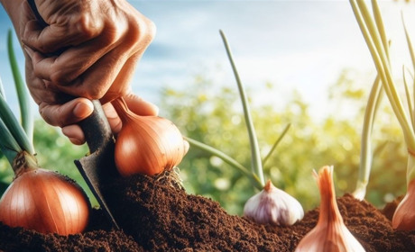 Місячний посівний календар на листопад 2023:кращі дні для посадки цибулі, часнику та зелені